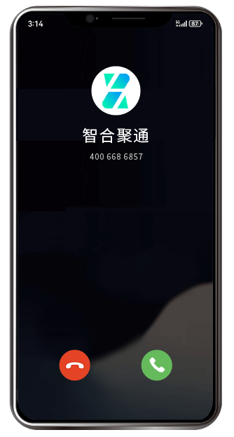 企业电话号码认证平台认证后来电界面显示公司名称与LOGO